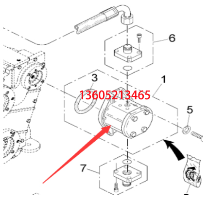 单联齿轮泵左分动箱962796