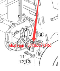 铣刨机后轮行走马达206590